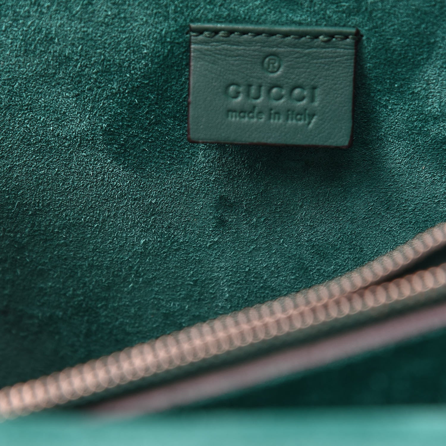 Gucci GG Supreme Monogram Willow Hill Embroidered Small Dionysus Shoulder Bag Emerald 11 of 14