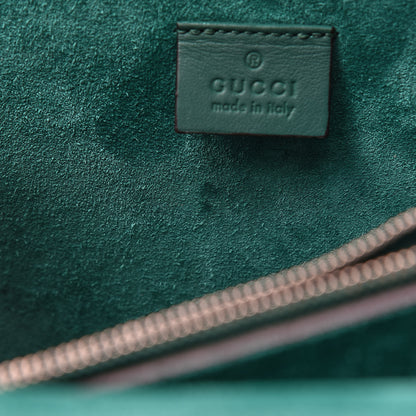 Gucci GG Supreme Monogram Willow Hill Embroidered Small Dionysus Shoulder Bag Emerald 11 of 14