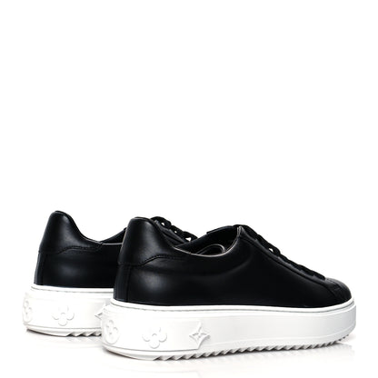 Louis Vuitton Calfskin Time Out Sneakers 39.5 Black 4 of 8