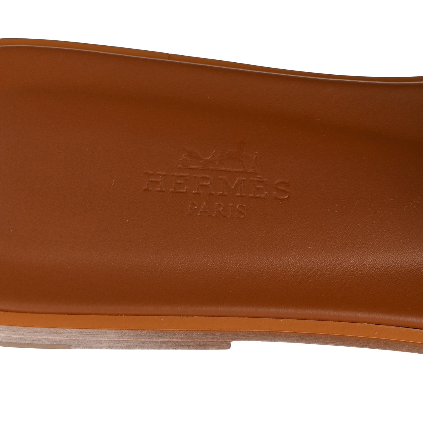 Box Calfskin Oran Sandals 38 Gold