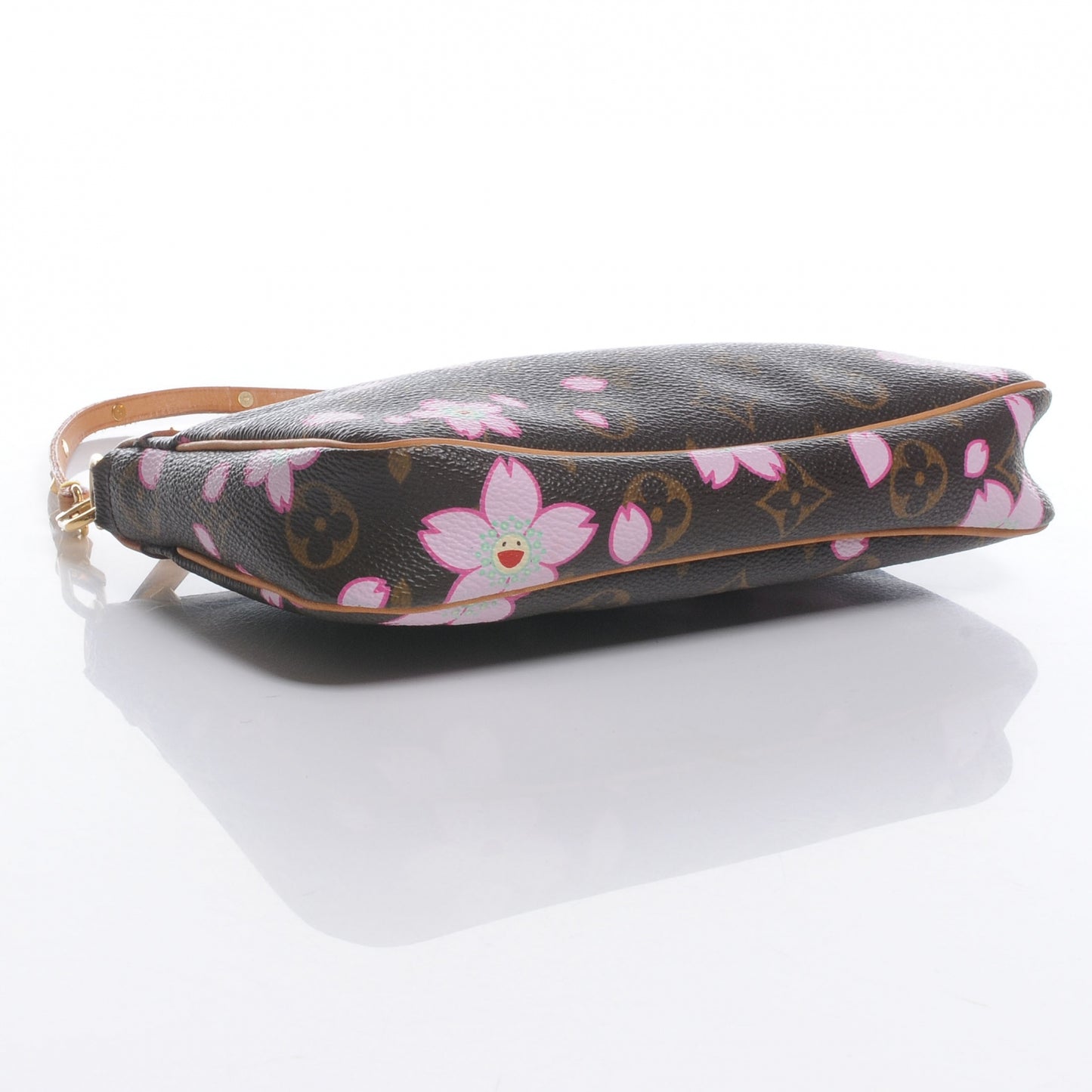 Monogram Cherry Blossom Pochette Accessories Brown