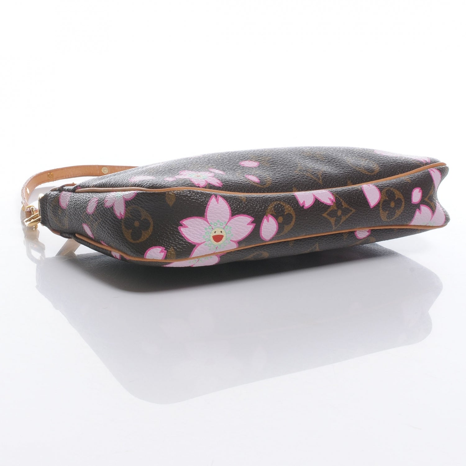 Louis Vuitton Monogram Cherry Blossom Pochette Accessories Brown 4 of 7