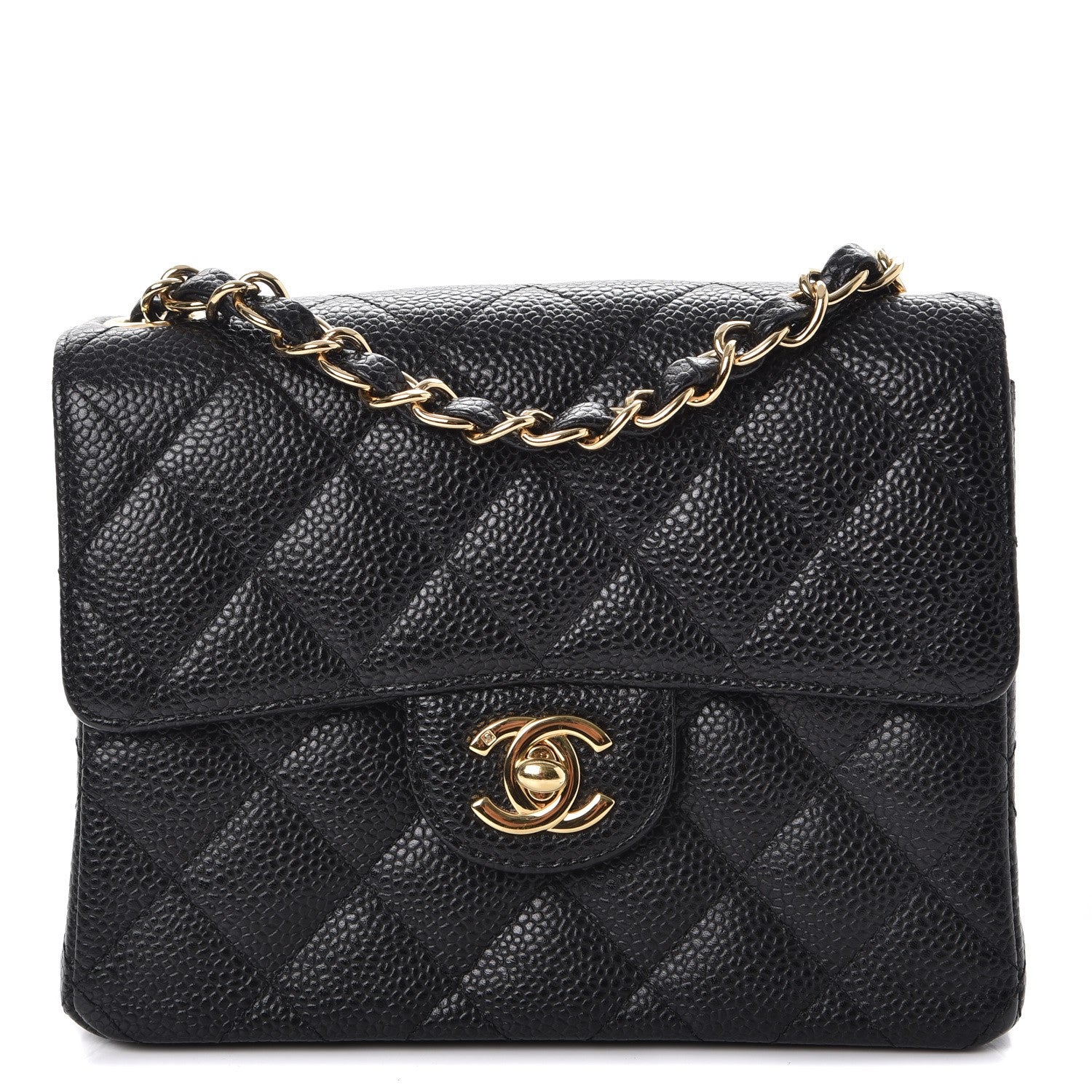 Chanel Caviar Quilted Mini Square Flap Black 1 of 7