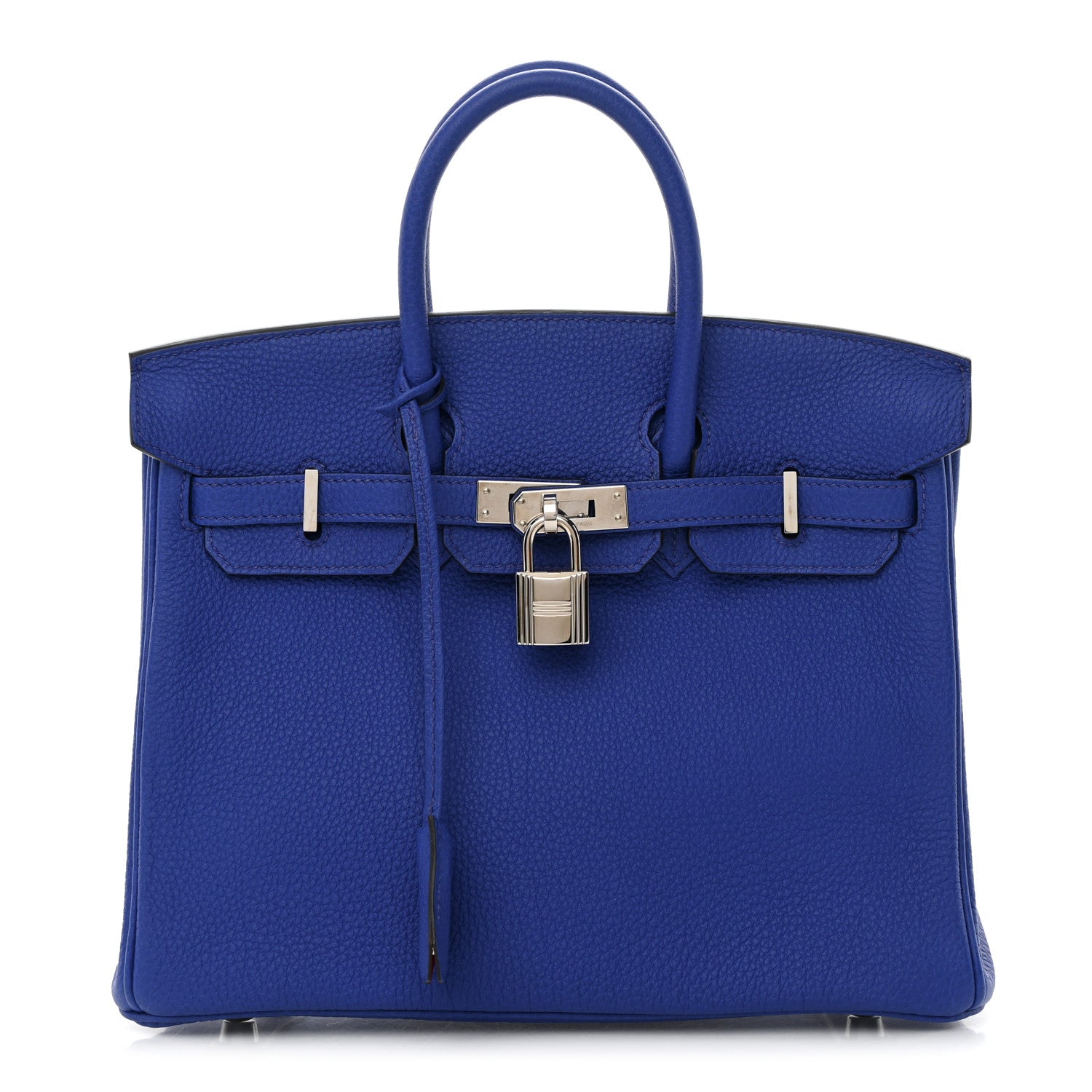 Hermes Togo Verso Birkin 25 Bleu Royal Capucine 1 of 18