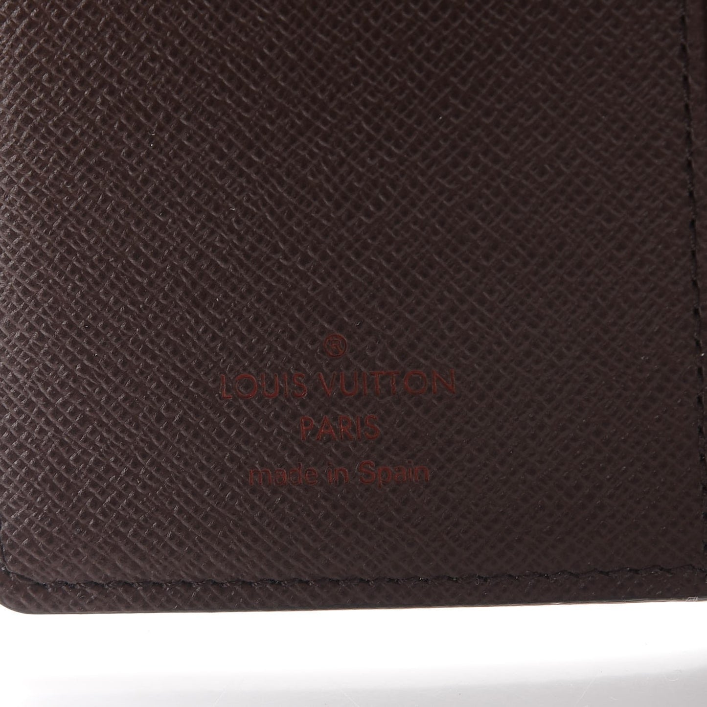 Damier Ebene Small Ring Agenda Cover