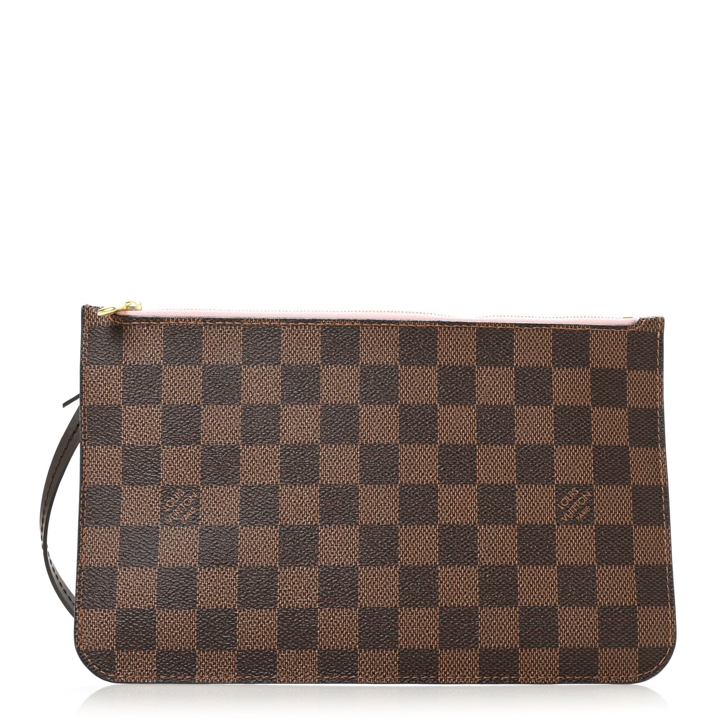 Damier Ebene Neverfull MM GM Pochette Rose Ballerine