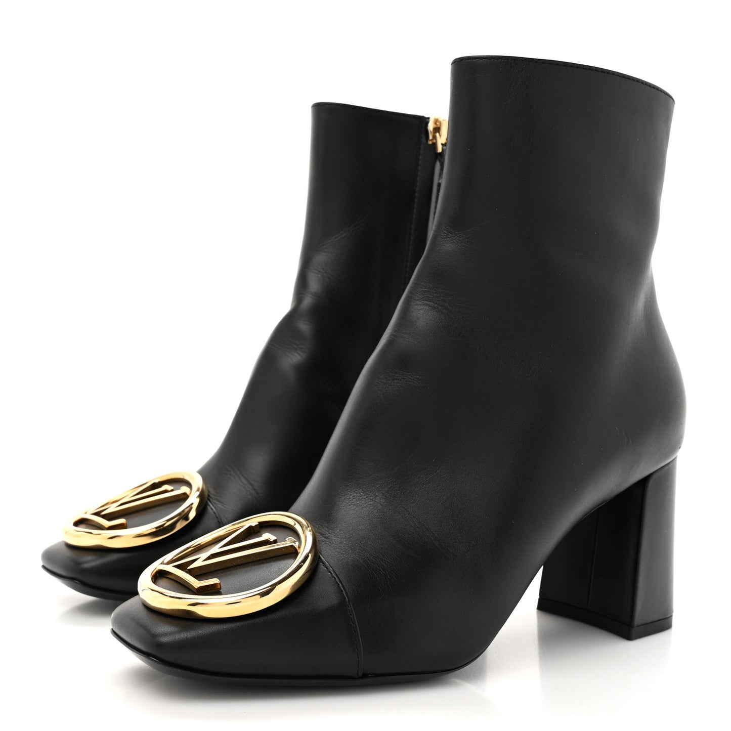 Calfskin Madeleine Ankle Boots 35 Black