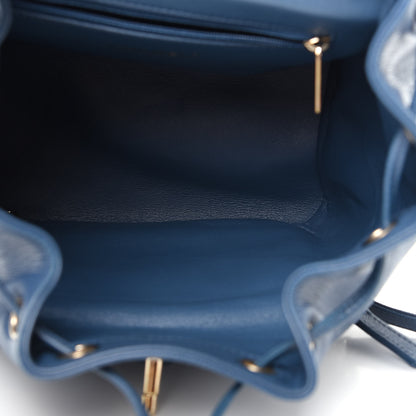 Chanel Caviar Quilted Business Affinity Backpack Blue 4 of 7