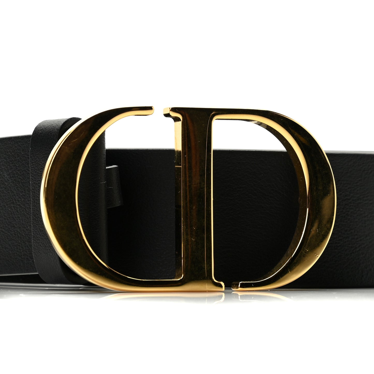 Calfskin CD Belt 85 Black