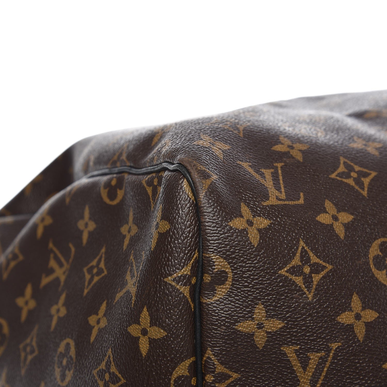 Louis Vuitton Monogram Macassar Keepall Bandouliere 55 10 of 13