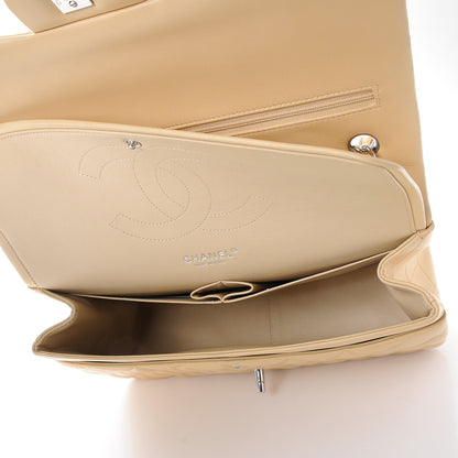 Chanel Lambskin Quilted Jumbo Double Flap Beige 6 of 8