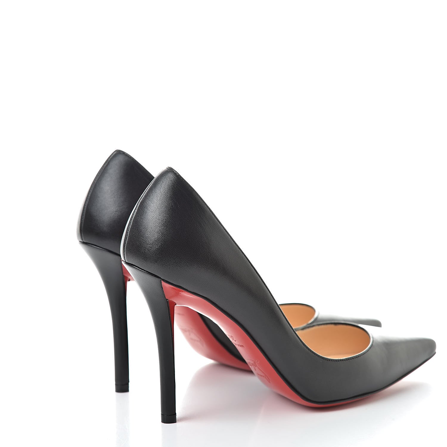 Christian Louboutin Kid Apostrophy 100 Pumps 36.5 Black 4 of 10