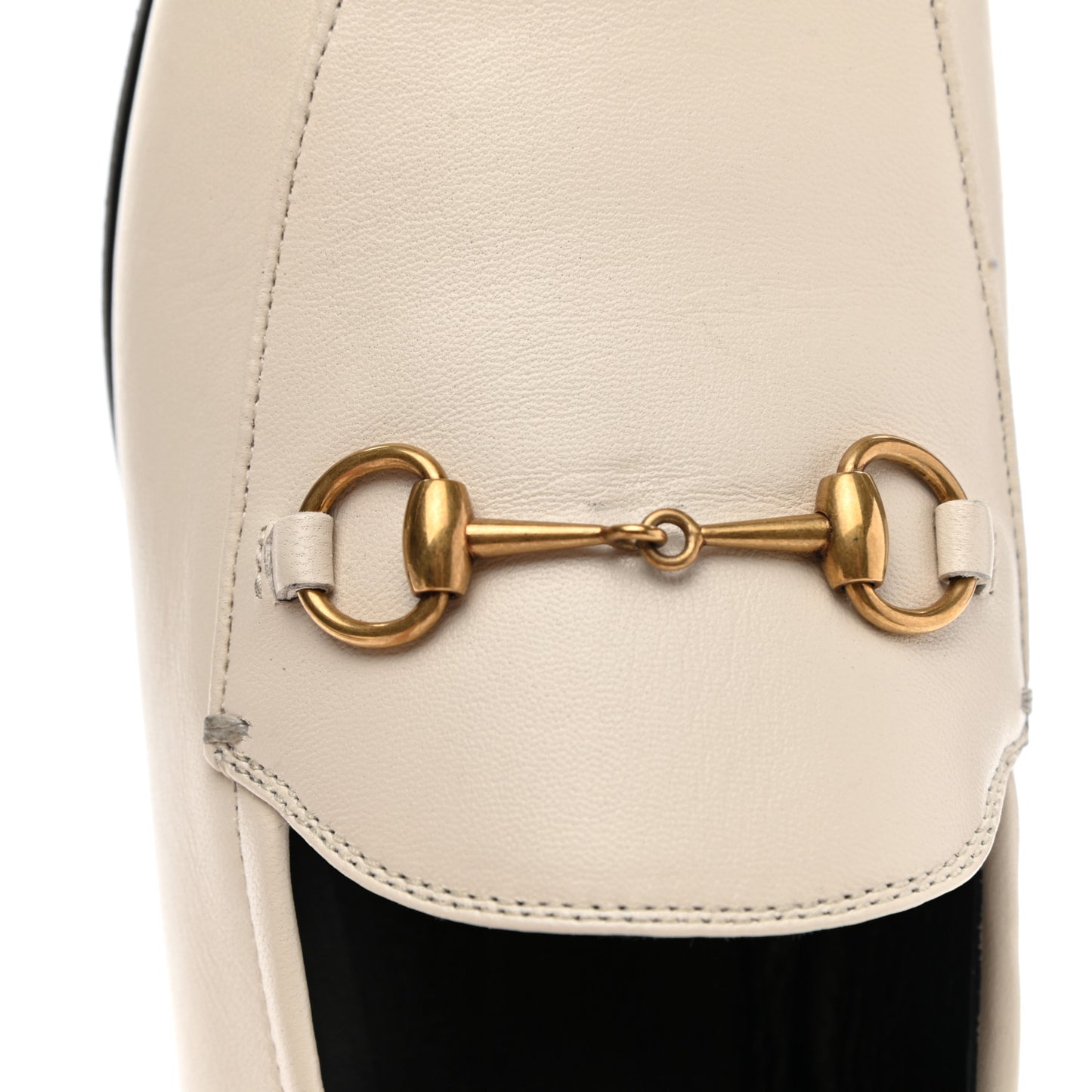 Lambskin Womens Brixton Horsebit Loafers 39 Mystic White