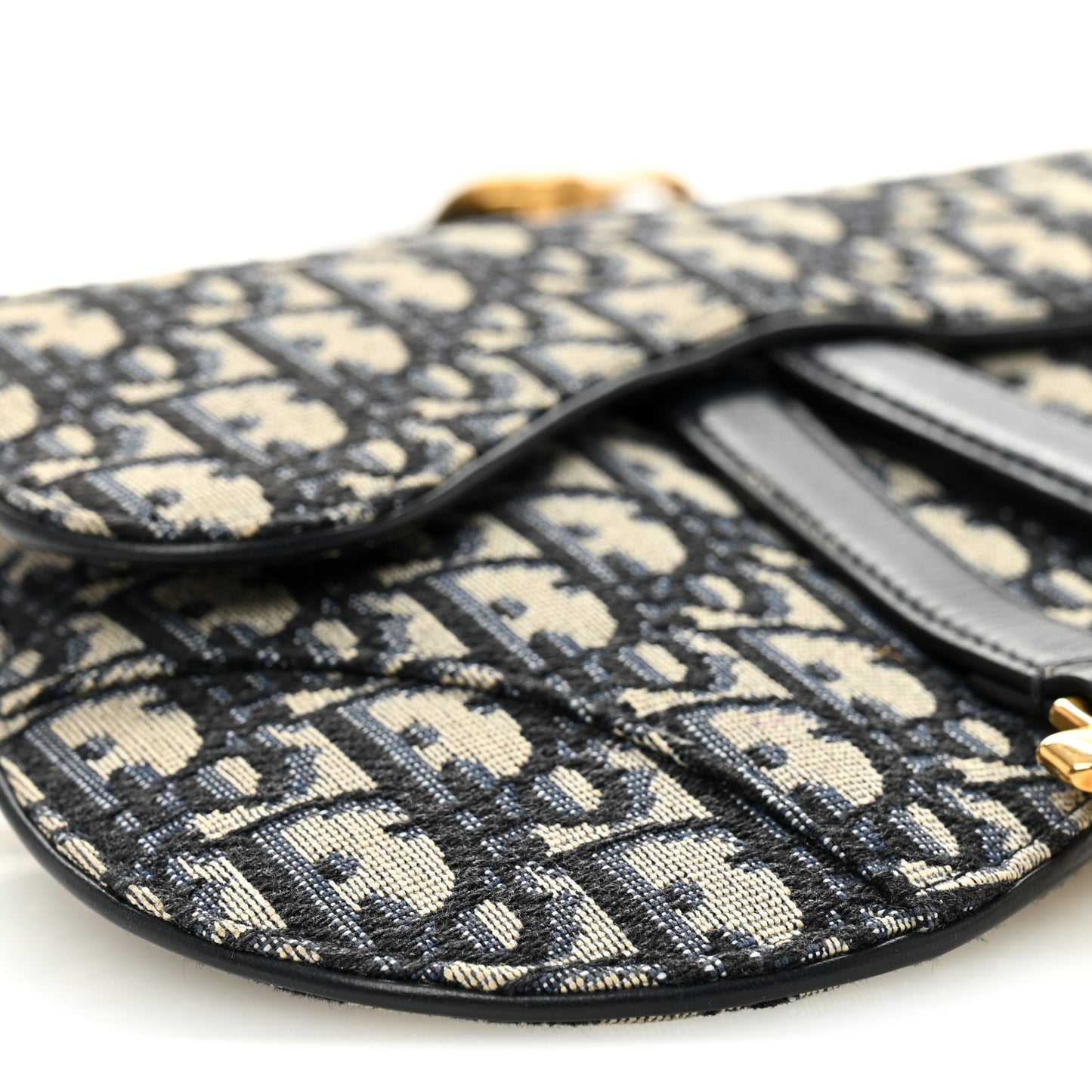 Oblique Saddle Belt Pouch Blue