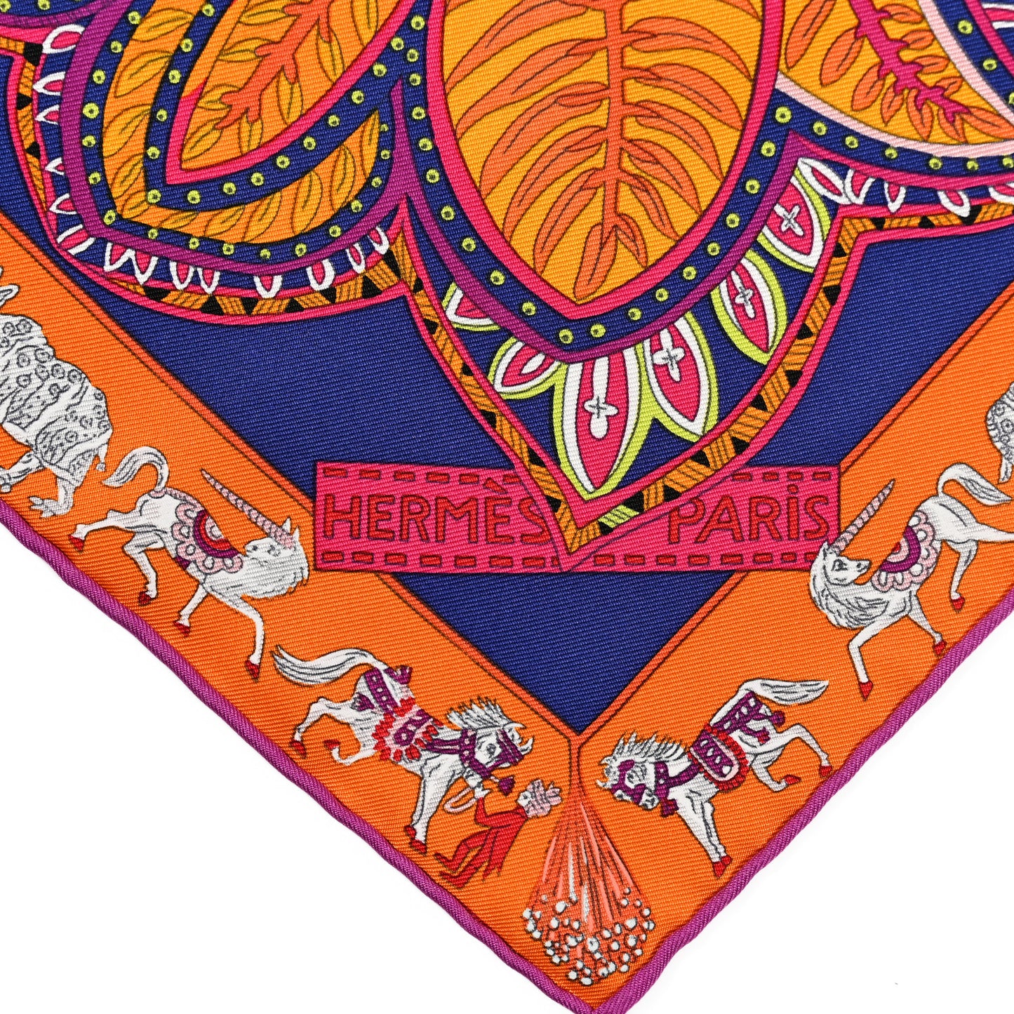 Silk Le Jardin De La Maharani Scarf 90