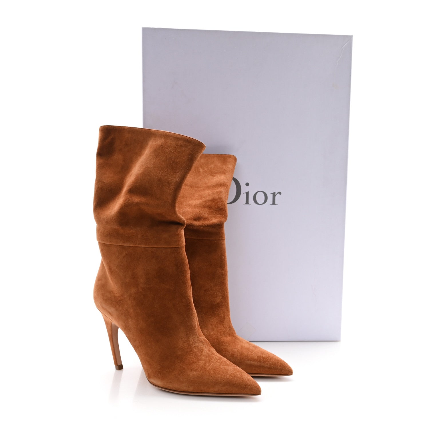 Christian Dior Suede D-Choc Short Boots 39 Camel 10 of 10