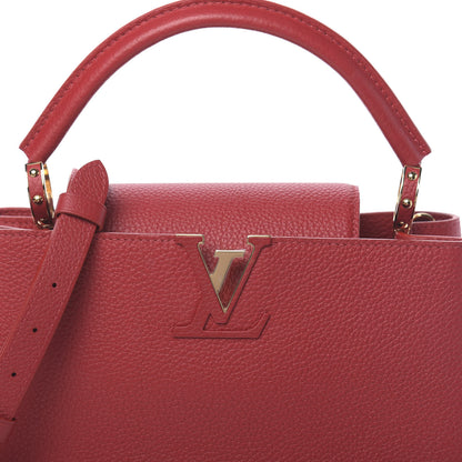 Louis Vuitton Taurillon Capucines PM Scarlet 10 of 11