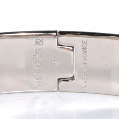 Hermes Enamel Narrow Clic Clac H Bracelet PM White 5 of 5