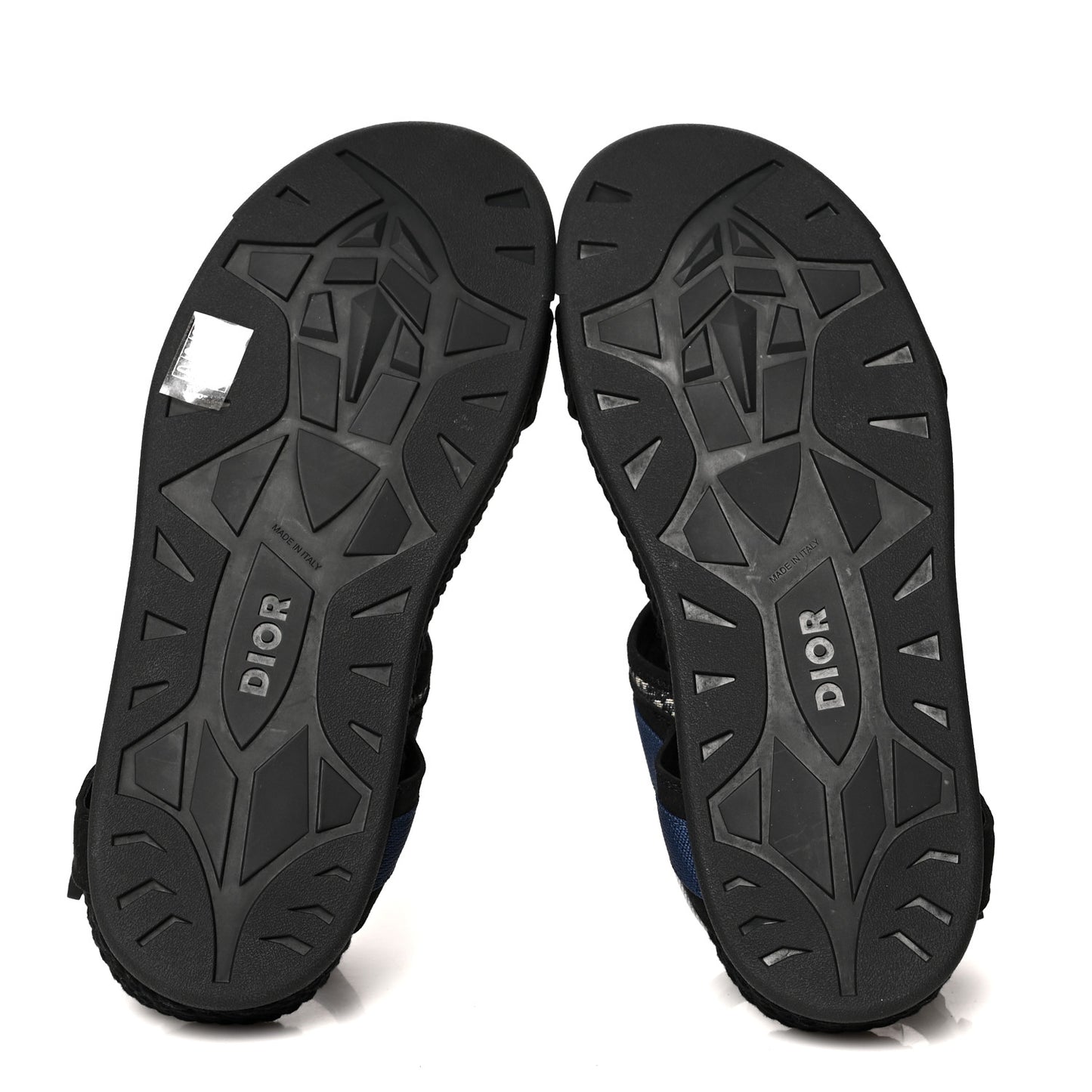 Technical Fabric Oblique Mens Atlas Sandals 38.5 Black Blue