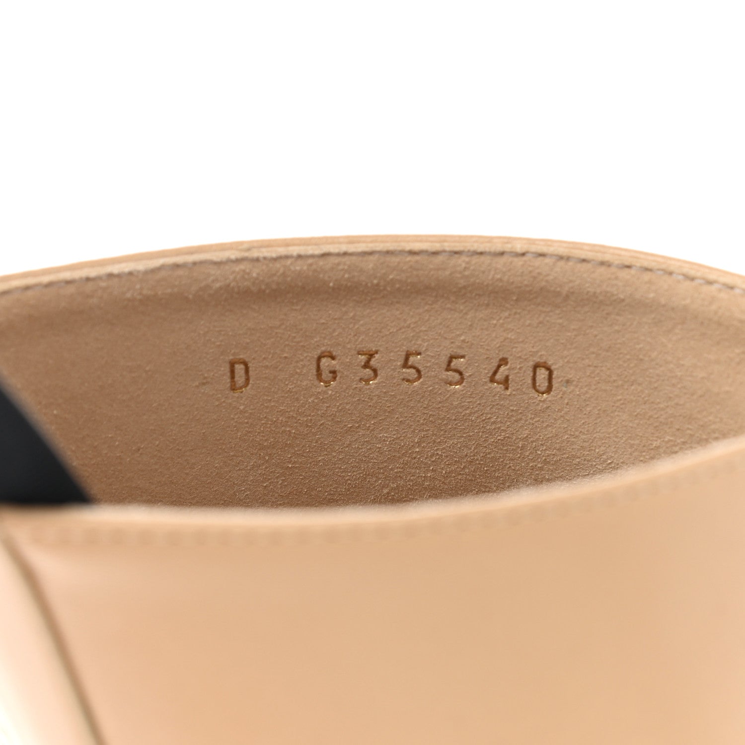 Chanel Lambskin Grosgrain Cap Toe Pearl Mule 37.5 Beige Black 8 of 9
