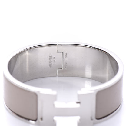 Hermes Enamel Wide Clic Clac H Bracelet PM Marron Glace 4 of 5