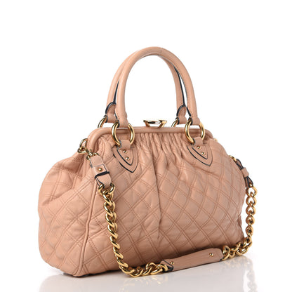 Marc Jacobs Calfskin Quilted Stam Blush 3 of 12