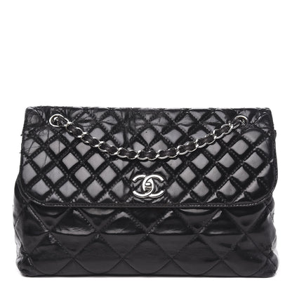 Chanel Vinyl Quilted In the Business Flap Bag Black 1 of 19