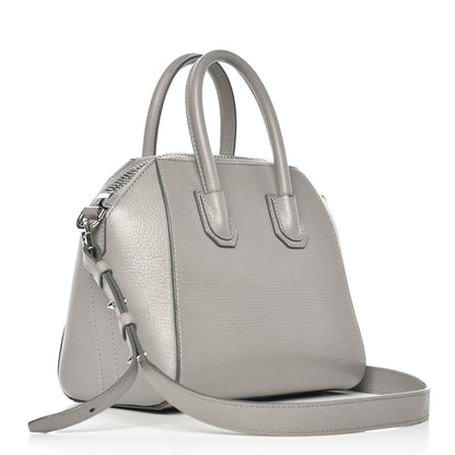 Givenchy Sugar Goatskin Mini Antigona Pearl Grey 3 of 13