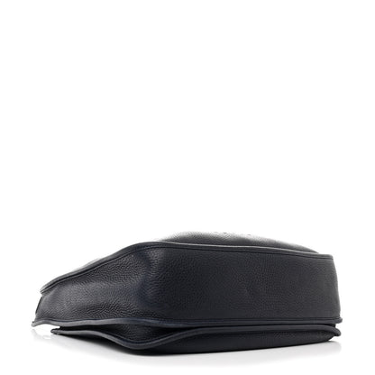 Hermes Taurillon Clemence Evelyne III GM Bleu Nuit 4 of 11