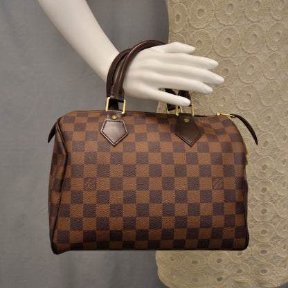 Louis Vuitton Damier Ebene Speedy 25 2 of 6
