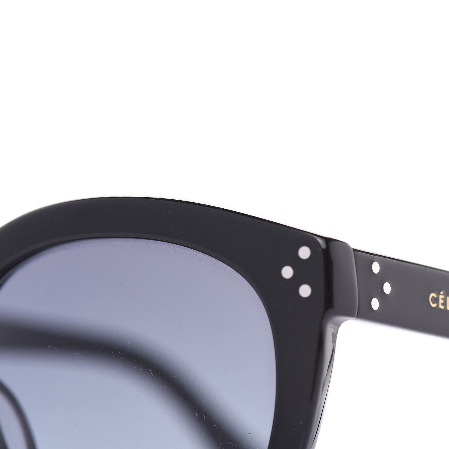 Celine Sunglasses CL 41014/F/S Black 9 of 9