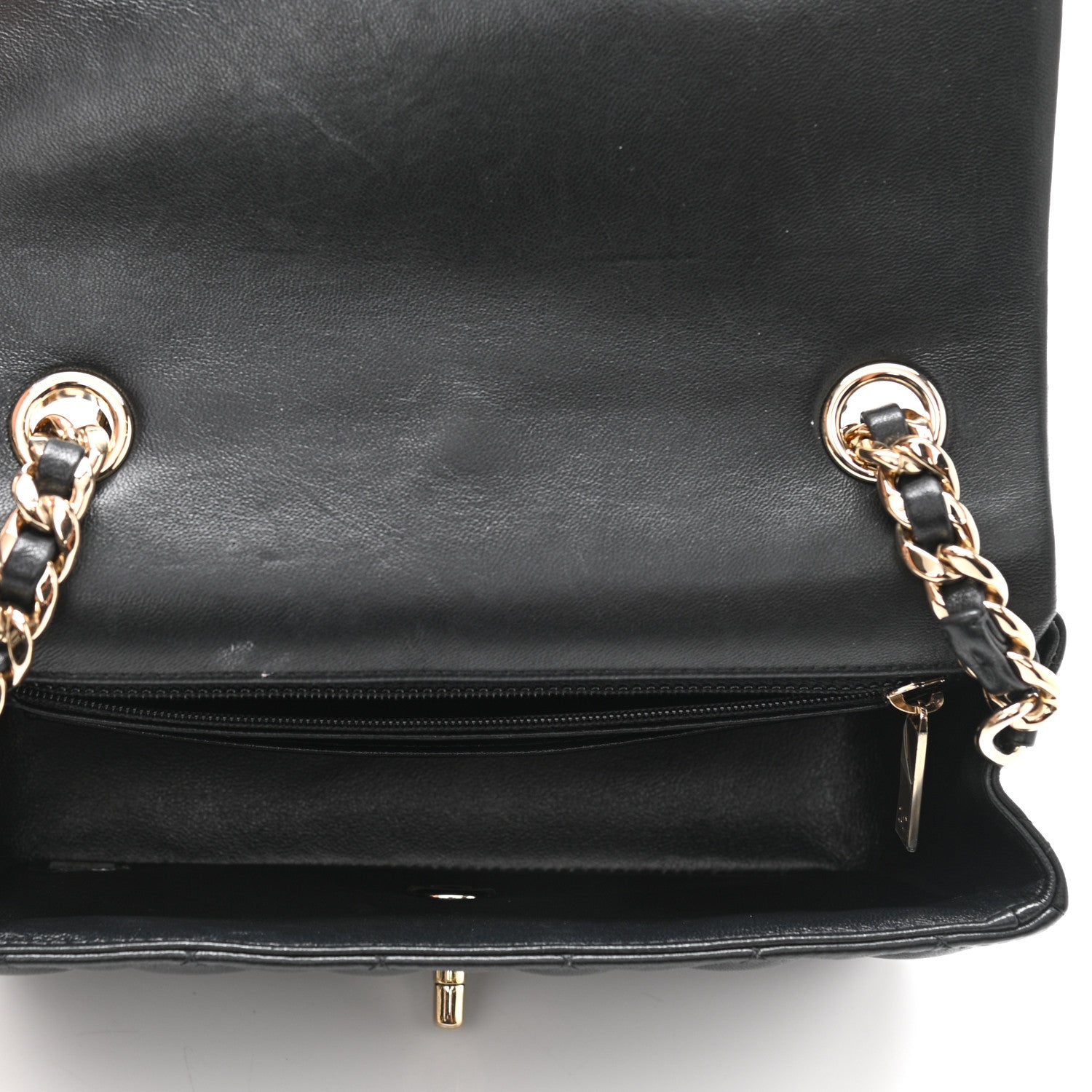 Chanel Lambskin Quilted Mini Coco Charms Rectangular Flap Black 5 of 13
