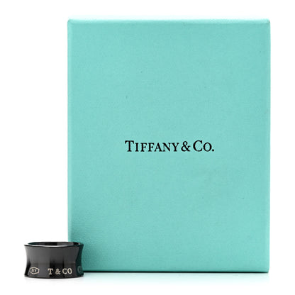Tiffany Titanium 1837 Band Ring 56 7.5 5 of 5