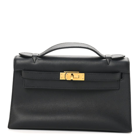 Swift Kelly Pochette Clutch Black