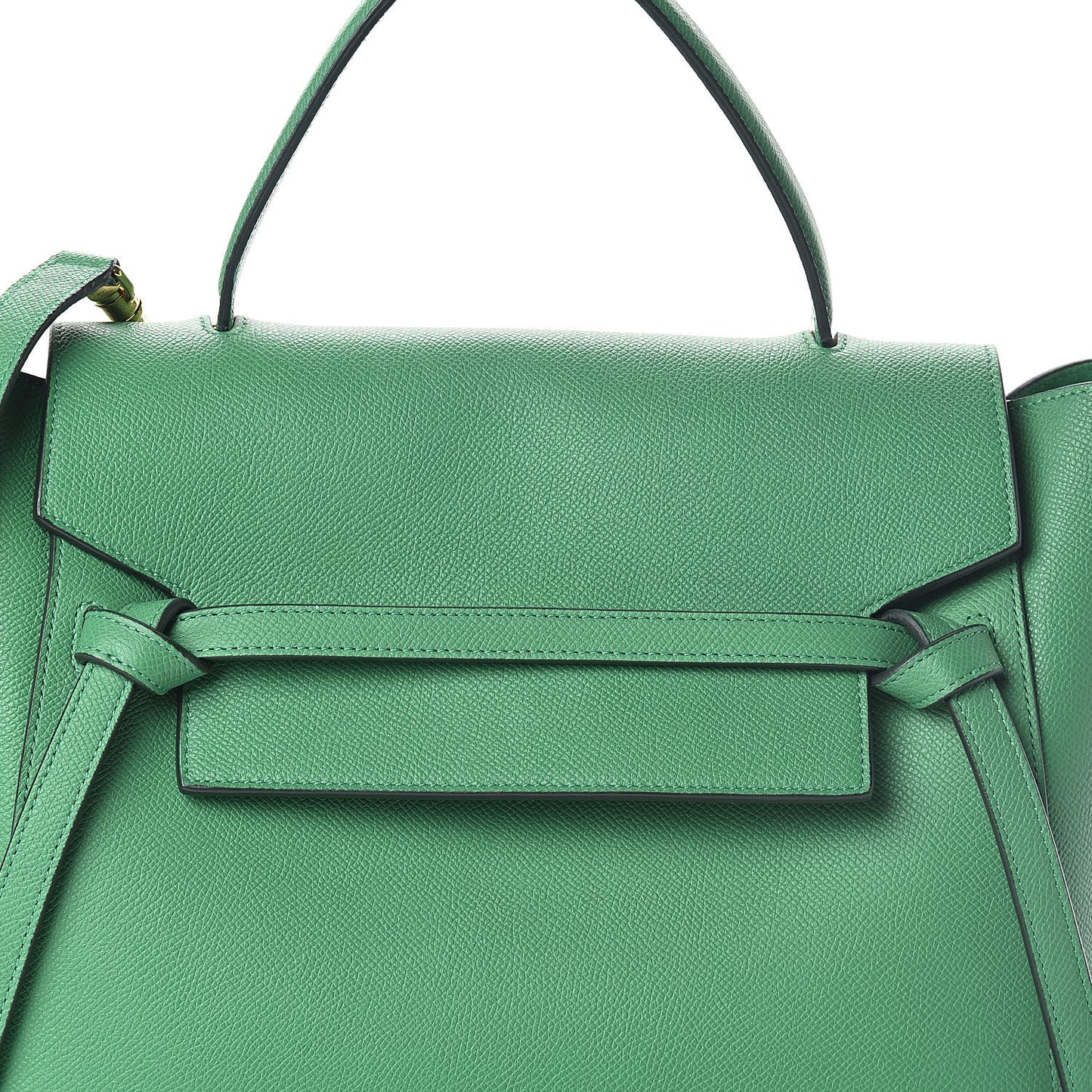 Grained Calfskin Mini Belt Bag Mint