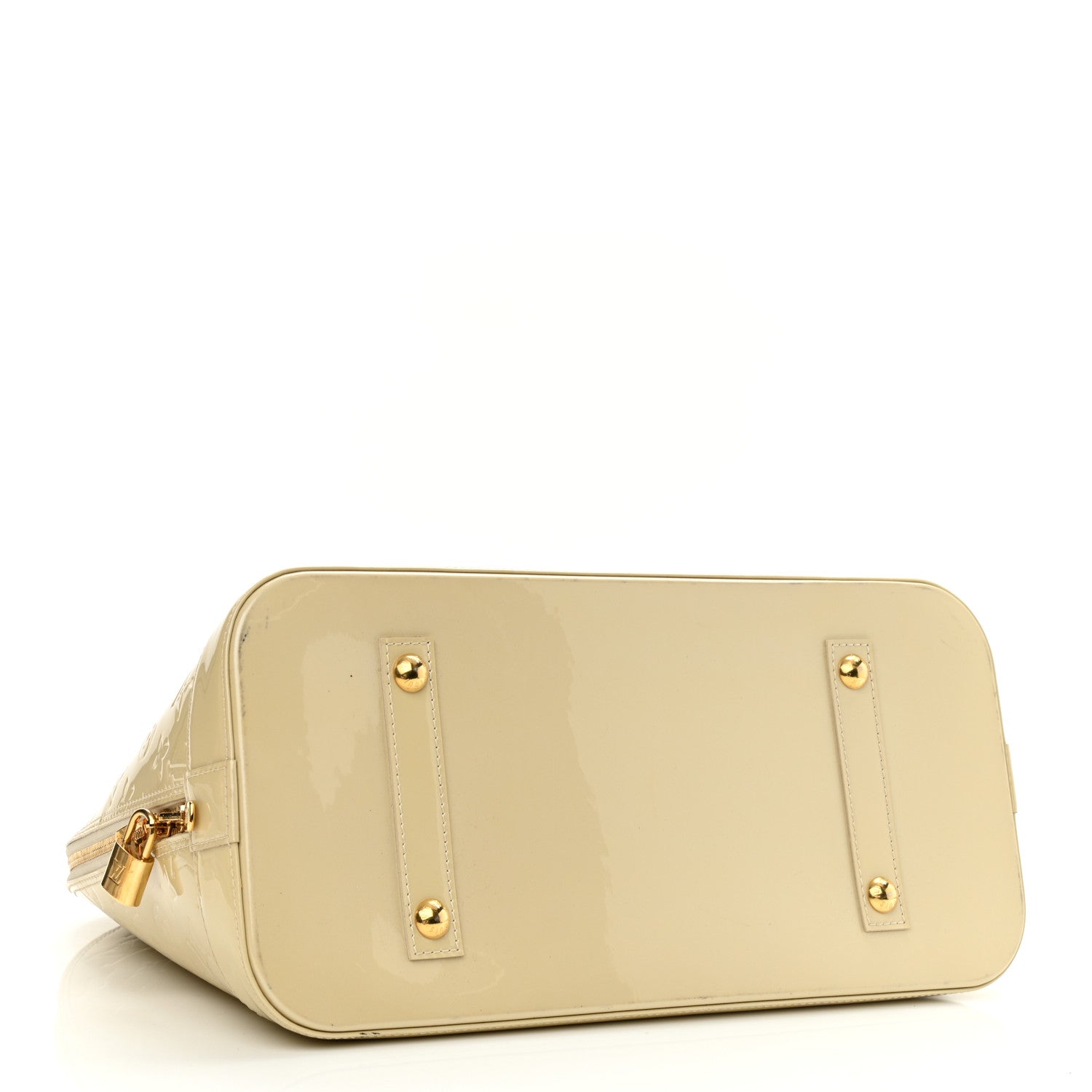 Louis Vuitton Vernis Alma GM Blanc Corail 4 of 13