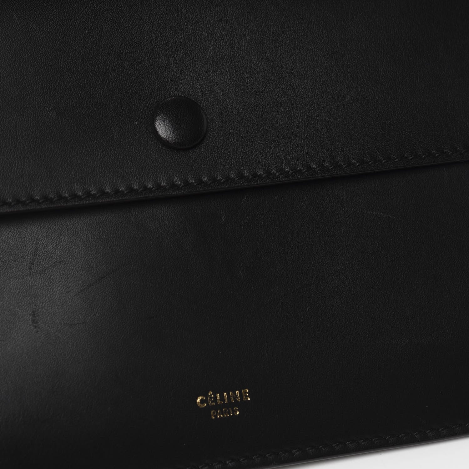 Celine Felt Calfskin Medium Tie Knot Tote Navy 14 of 26