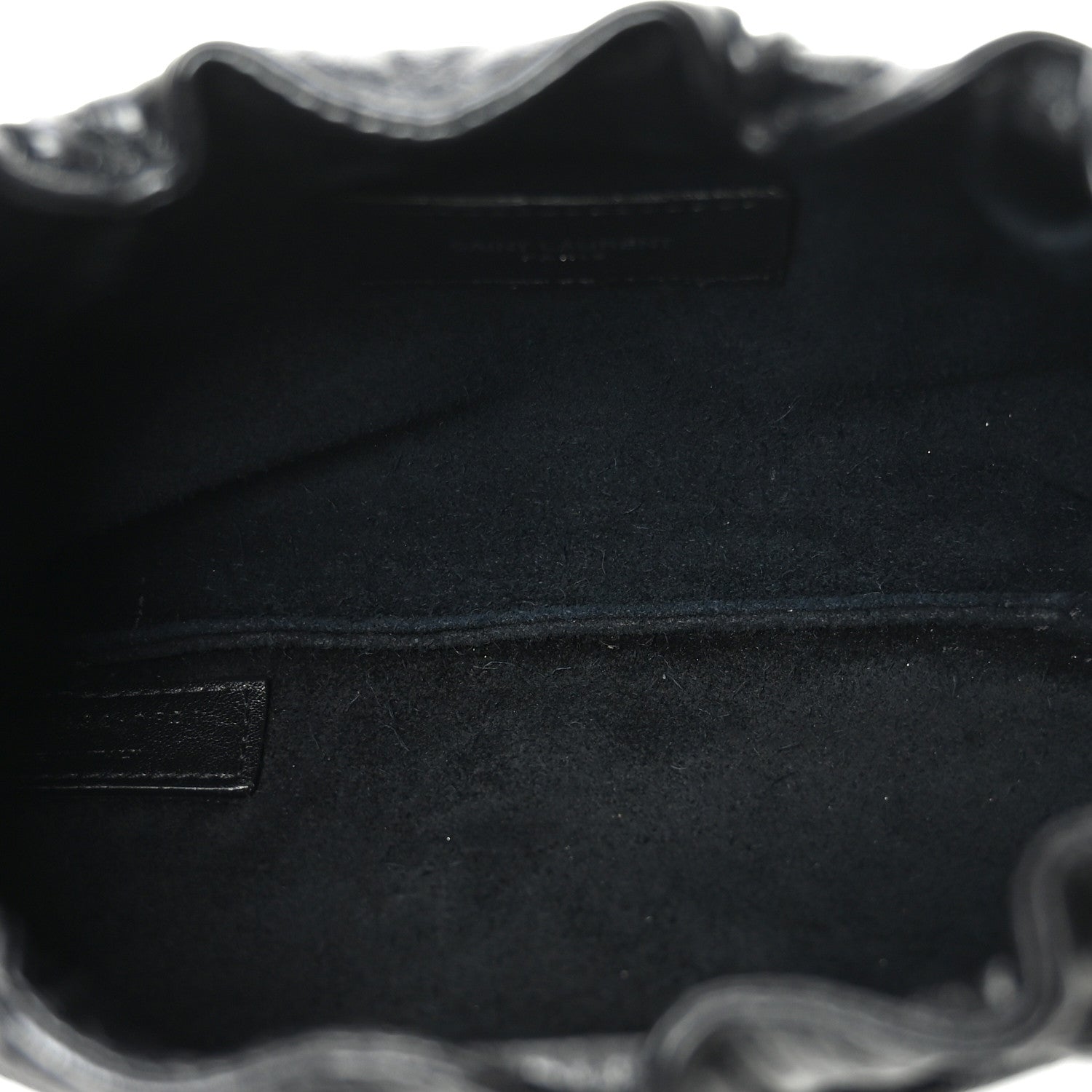 Saint Laurent Calfskin Pac Ruched Hobo Black 5 of 10