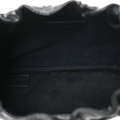 Saint Laurent Calfskin Pac Ruched Hobo Black 5 of 10