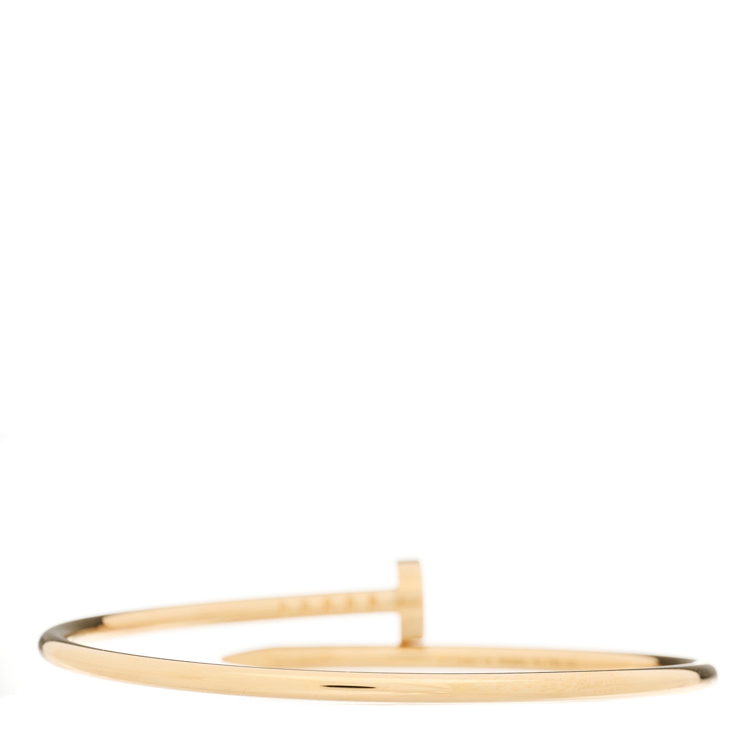 Cartier 18K Yellow Gold Small Juste Un Clou Bracelet 15 2 of 5