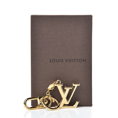 Louis Vuitton LV Facettes Bag Charm Key Holder Gold 5 of 5