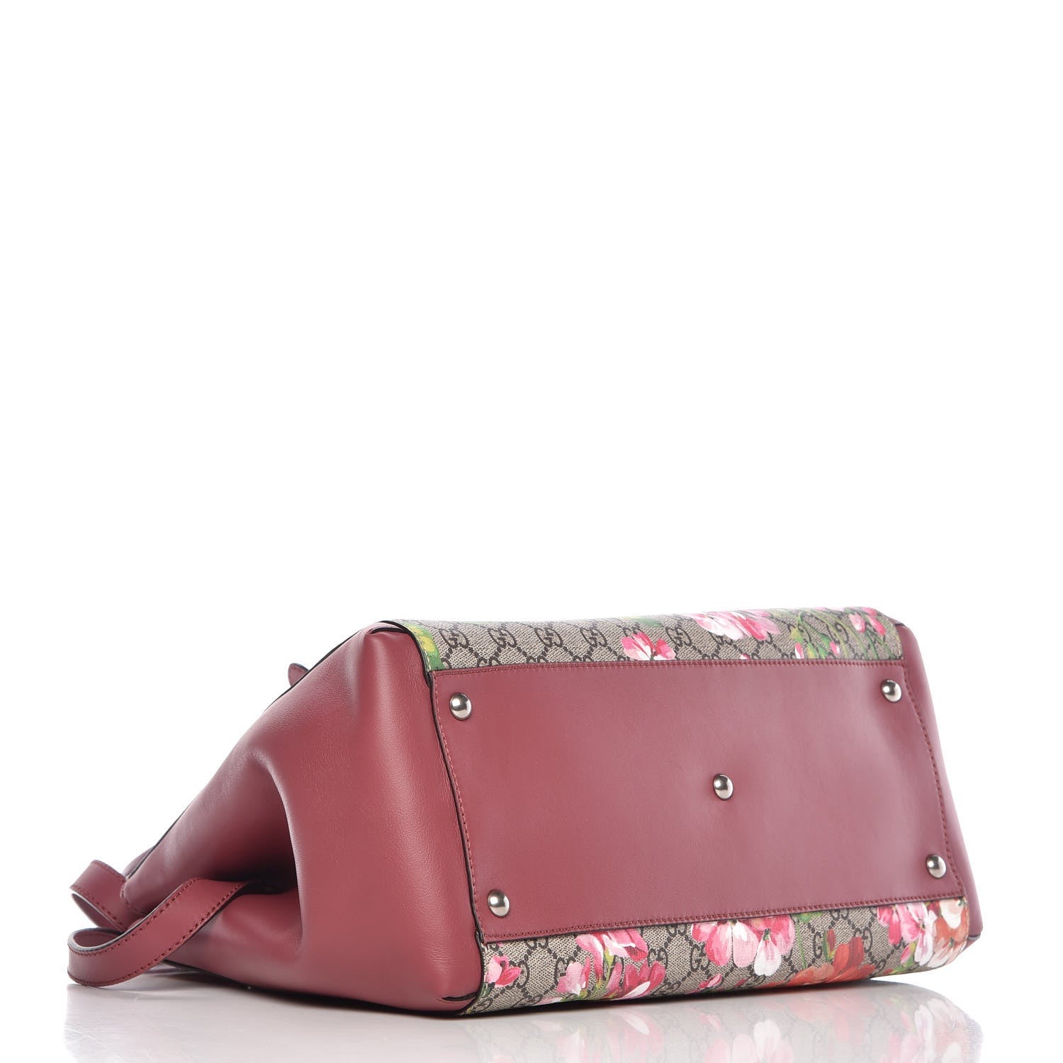 Gucci Soft GG Supreme Monogram Blooms Top Handle Bag Beige Multicolor Dry Rose 5 of 10