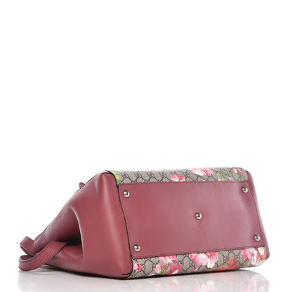 Gucci Soft GG Supreme Monogram Blooms Top Handle Bag Beige Multicolor Dry Rose 5 of 10