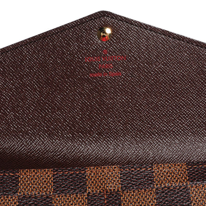 Louis Vuitton Damier Ebene Sarah Wallet NM 5 of 7