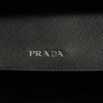 Prada Saffiano Cuir Double Handle Tote Black 6 of 8