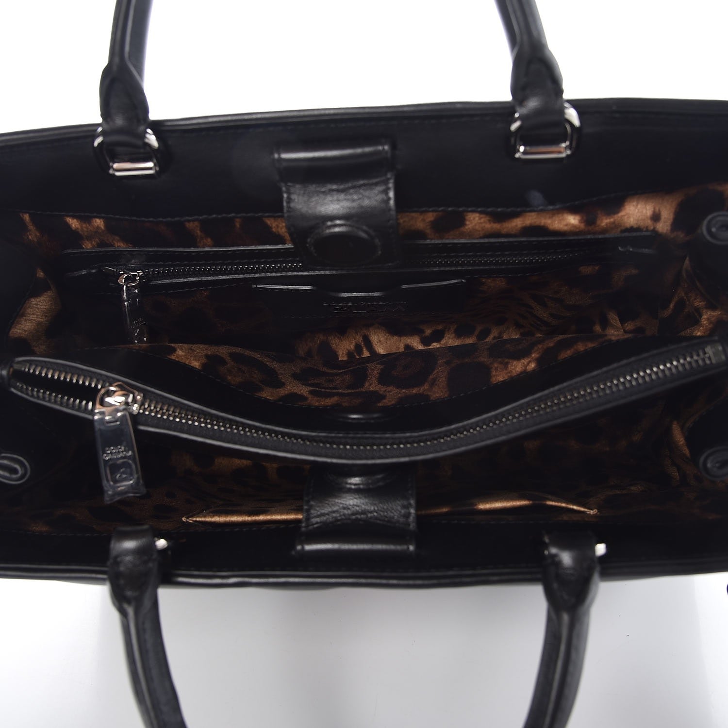 Dolce & Gabbana Calfskin Matelasse Glam Love Tote Black 5 of 9