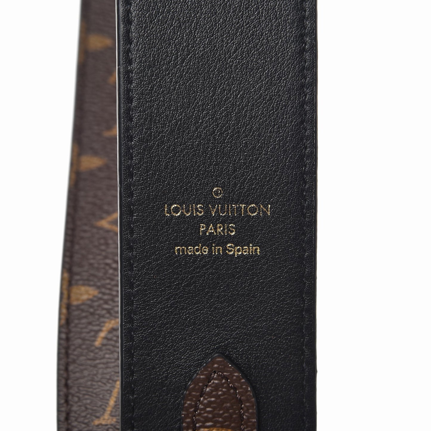 Monogram Bandouliere Shoulder Strap Black