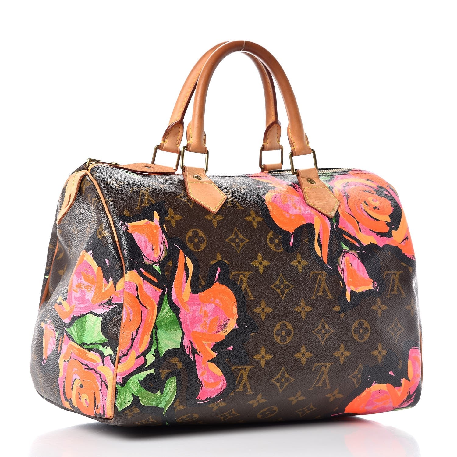 Louis Vuitton Monogram Roses Speedy 30 3 of 20