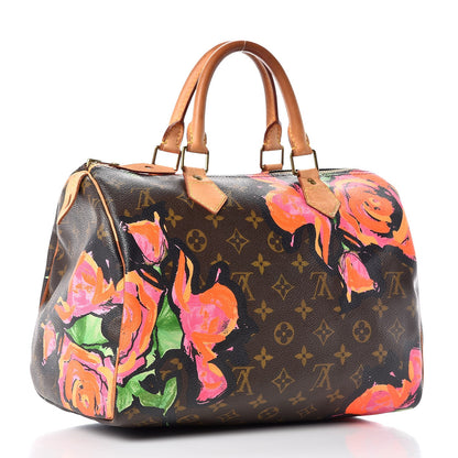 Louis Vuitton Monogram Roses Speedy 30 3 of 20