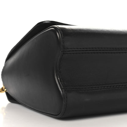 Louis Vuitton Veau Satin Monogram Twist Shoulder Bag MM Black 9 of 13